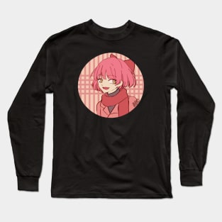 Sailorfuku Girl - Scarf Long Sleeve T-Shirt